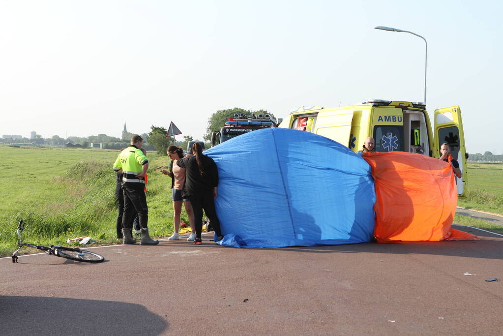 Fietser komt om het leven na aanrijding