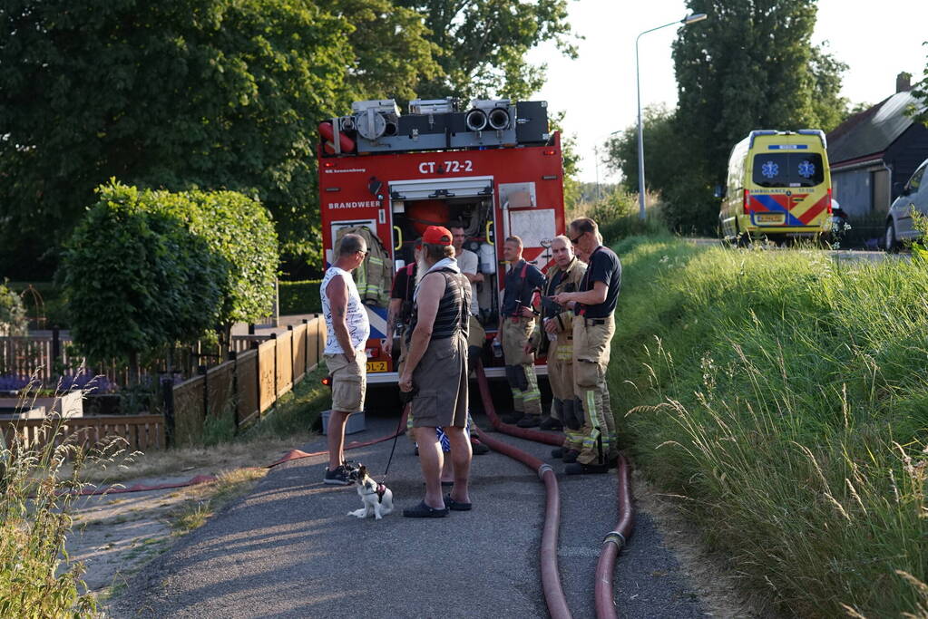 Meerdere branden in bosgebied