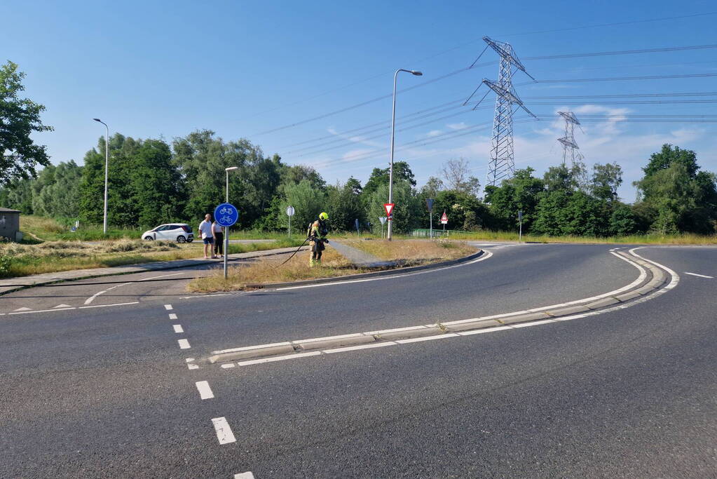 Buitenbrand snel onder controle