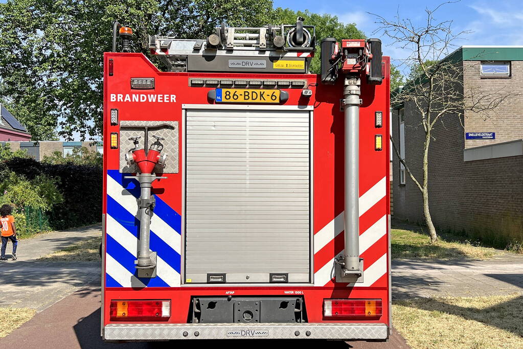 Brandweer ingezet voor vlam in de pan