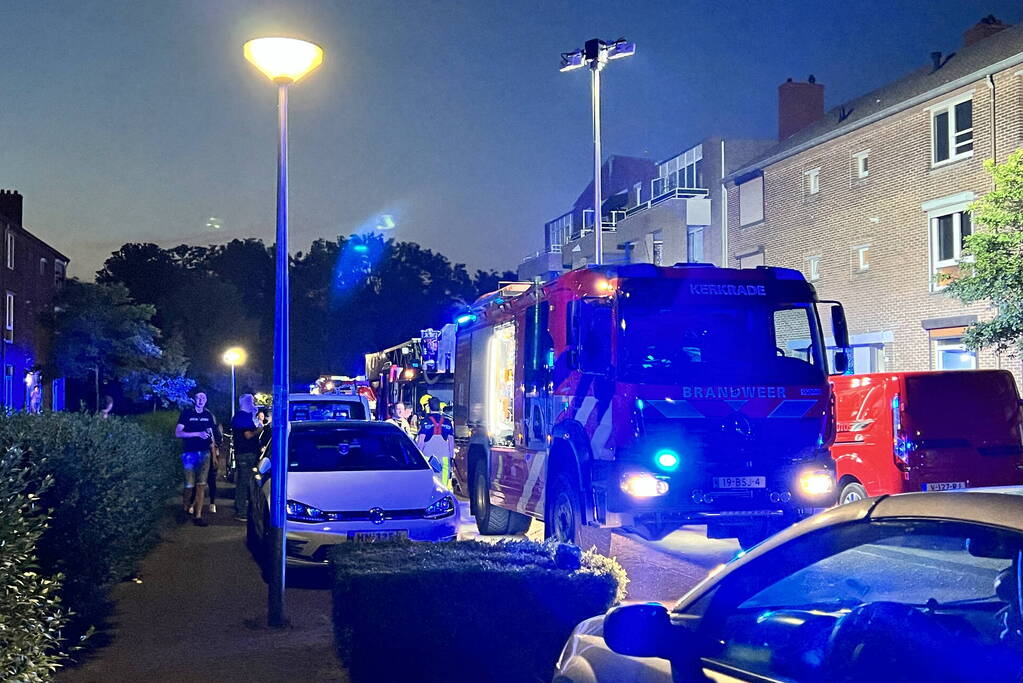 Flinke rookontwikkeling bij woningbrand