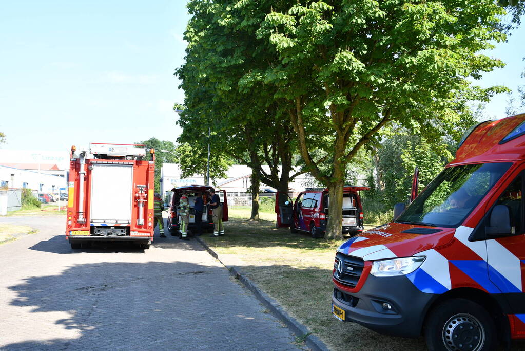 Brand in bosgebied