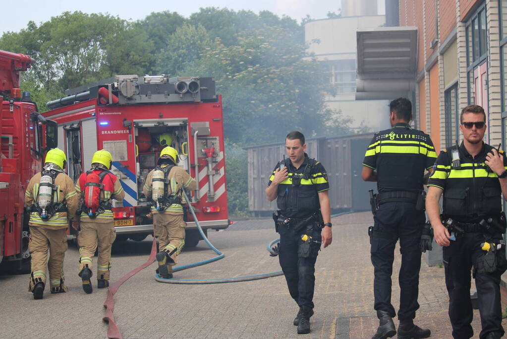 Brand in schuur van zorginstelling