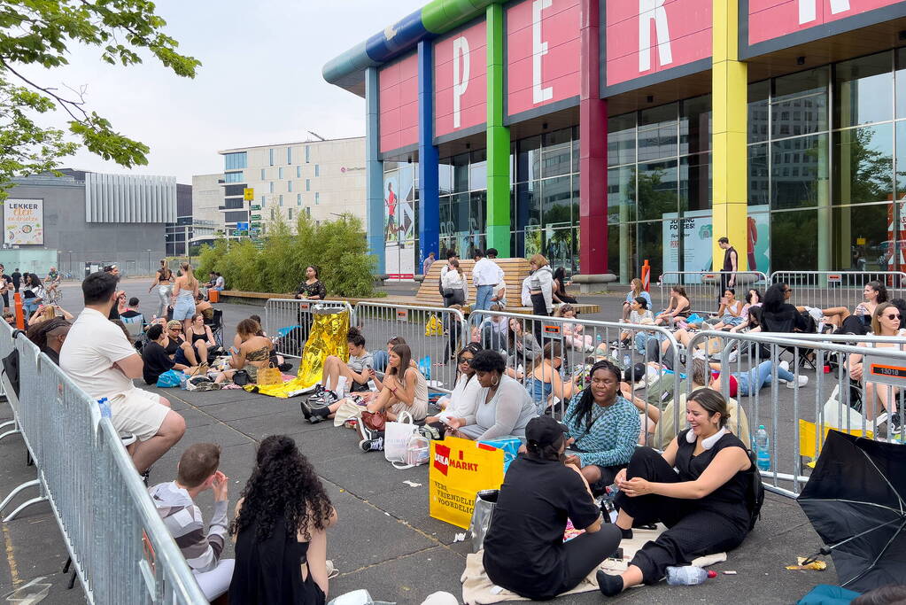 Beyoncé fans wachten urenlang voor concert