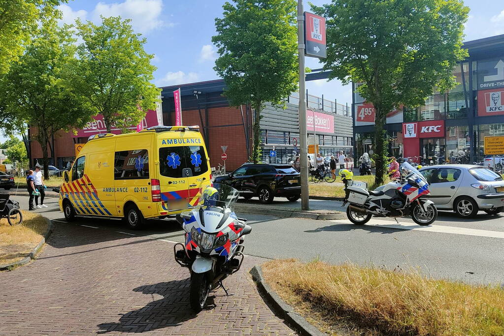 Man op driewieler raakt gewond