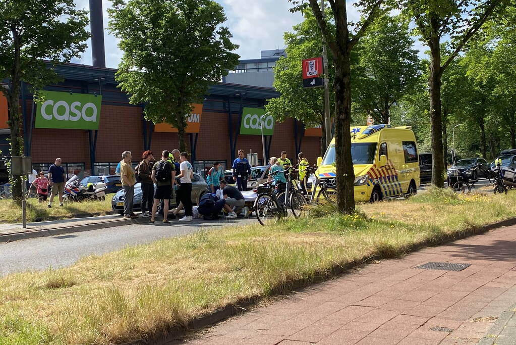 Man op driewieler raakt gewond