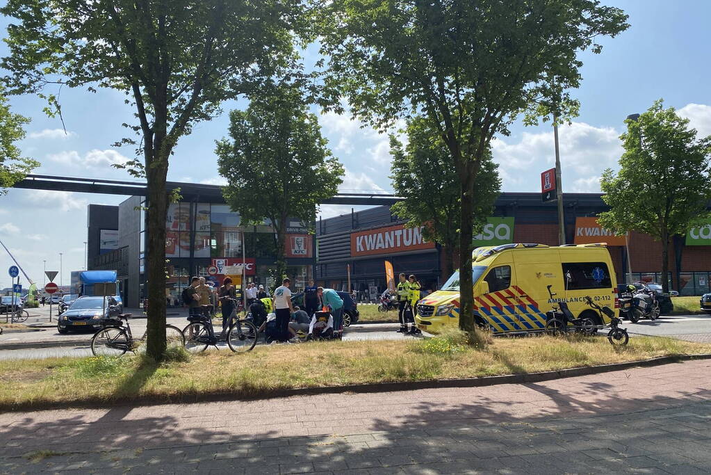 Man op driewieler raakt gewond