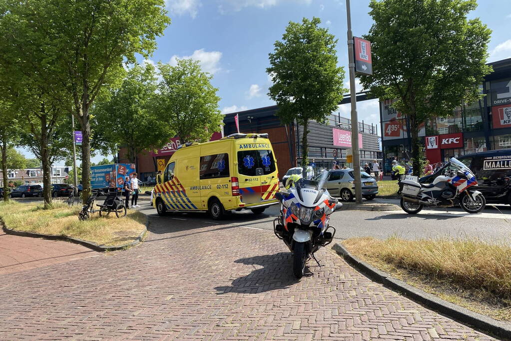 Man op driewieler raakt gewond