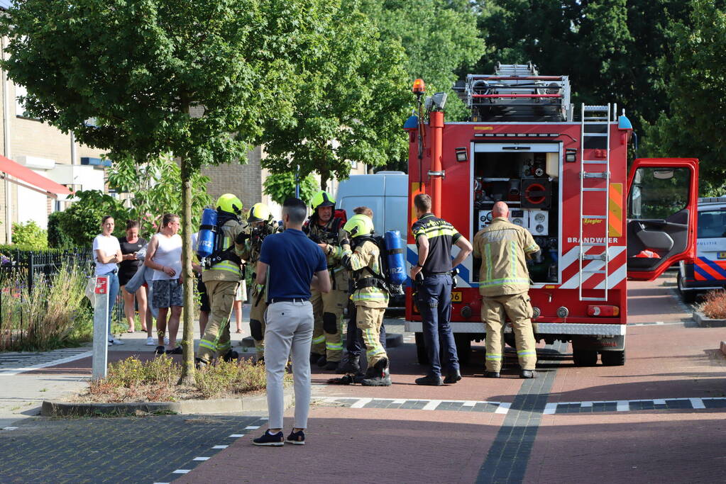 CV-ketel vat vlam op zolder van woning