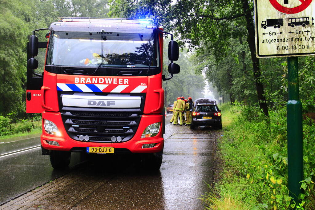 Autobrand blijkt oververhitte motor