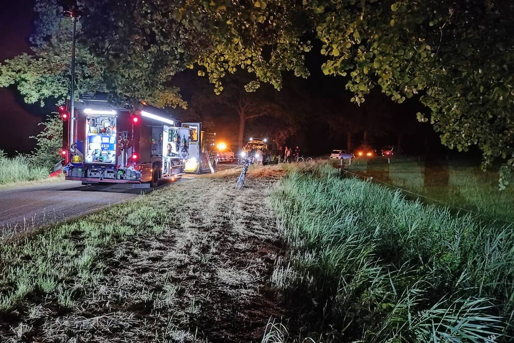 Gewonde en grote schade bij eenzijdig ongeval