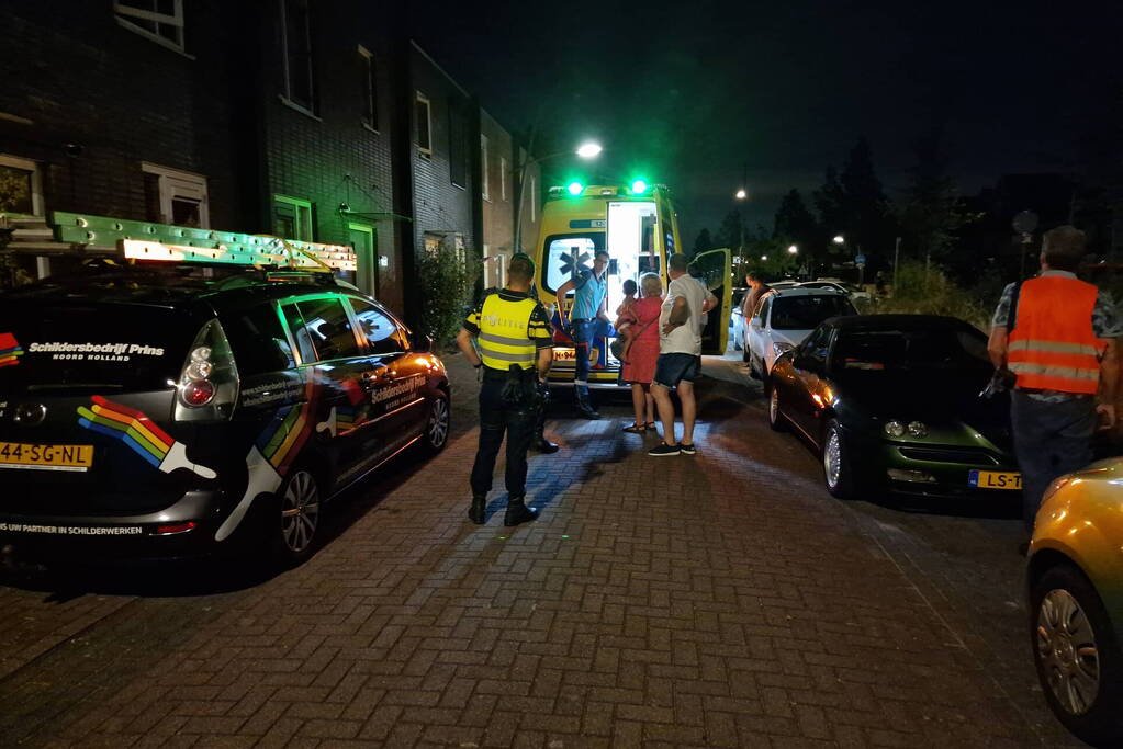 Buurman ontdekt brand in woning