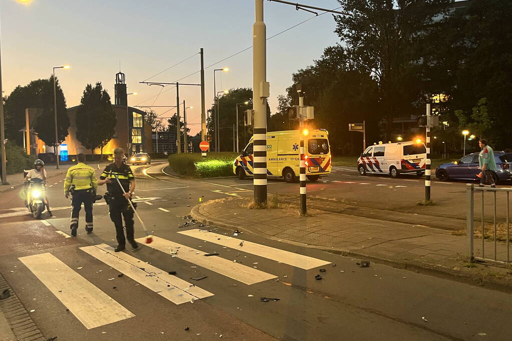 Forse schade aan auto's na botsing