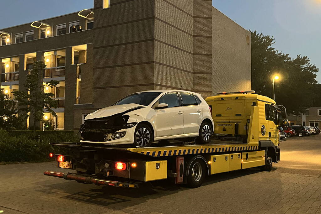 Forse schade aan auto's na botsing