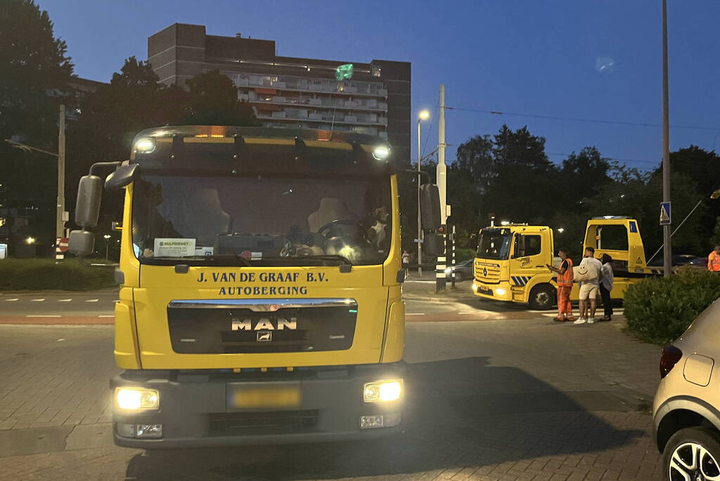 Forse schade aan auto's na botsing