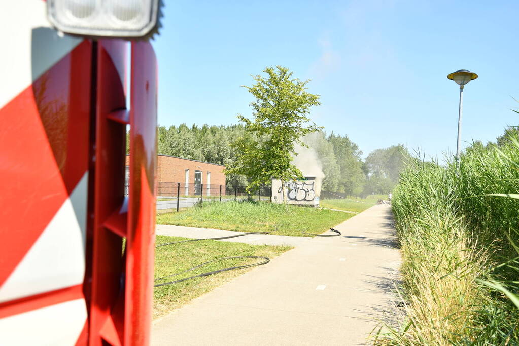 Veel rookontwikkeling door brand in elektrakast