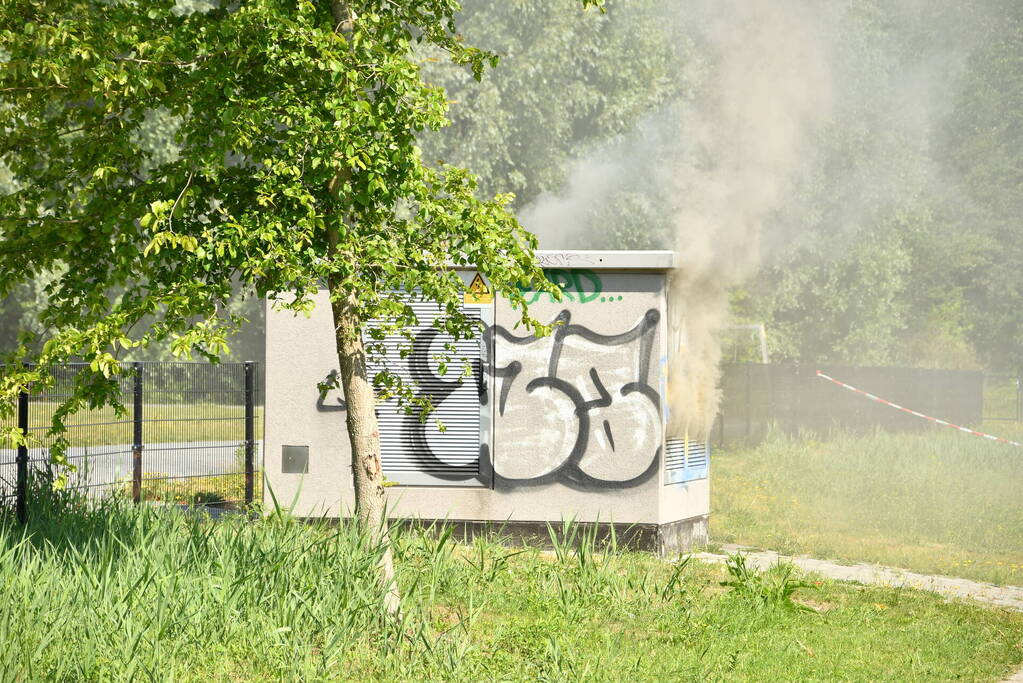 Veel rookontwikkeling door brand in elektrakast