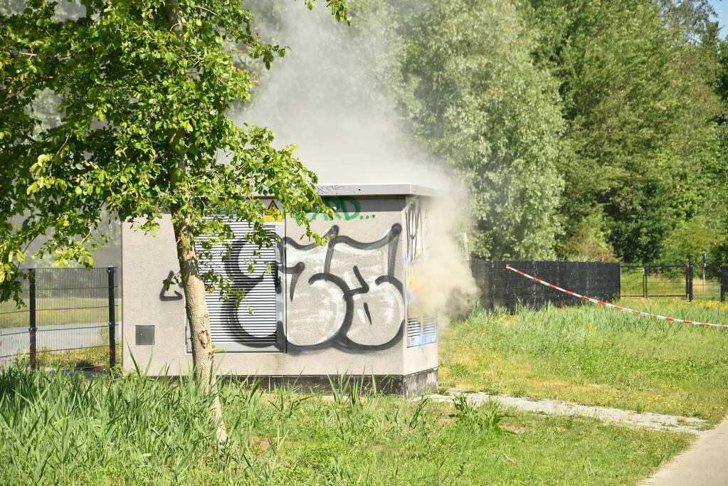 Veel rookontwikkeling door brand in elektrakast