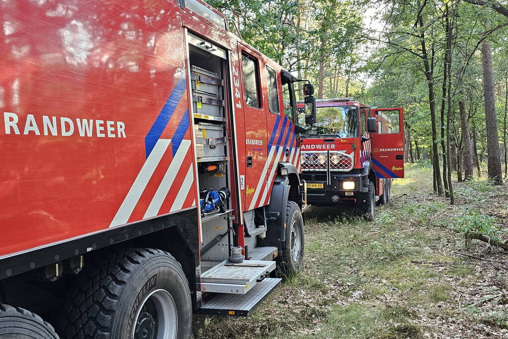 Opnieuw brand in bosgebied
