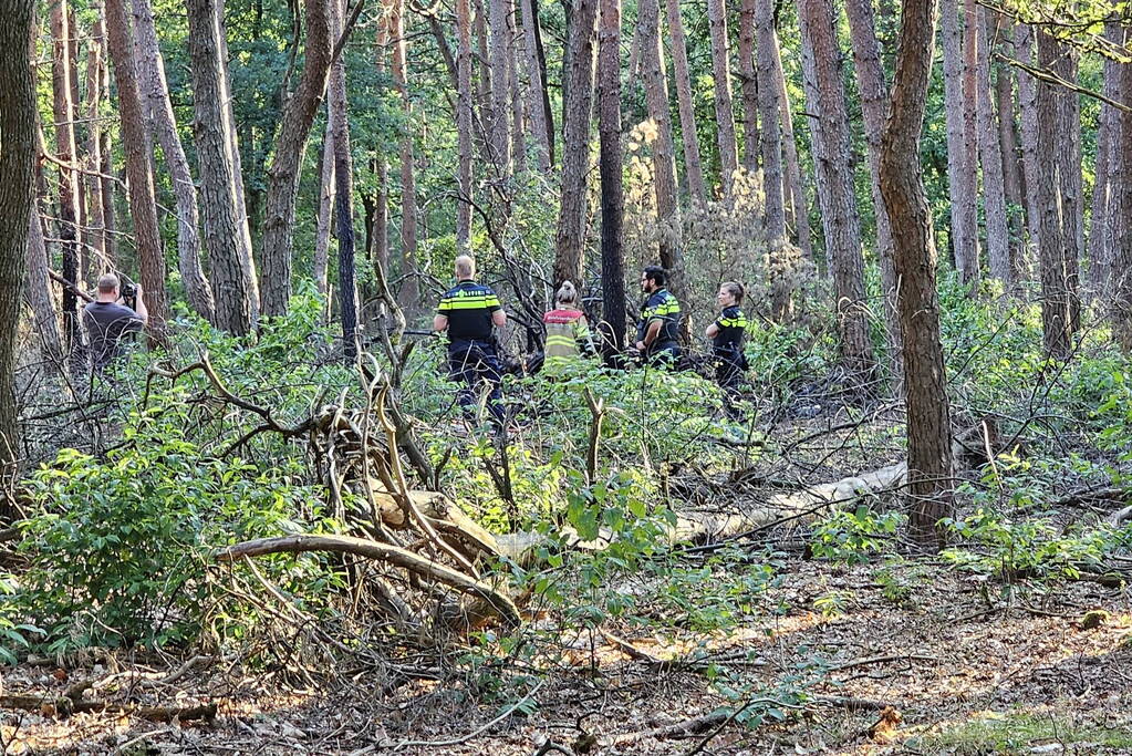 Opnieuw brand in bosgebied