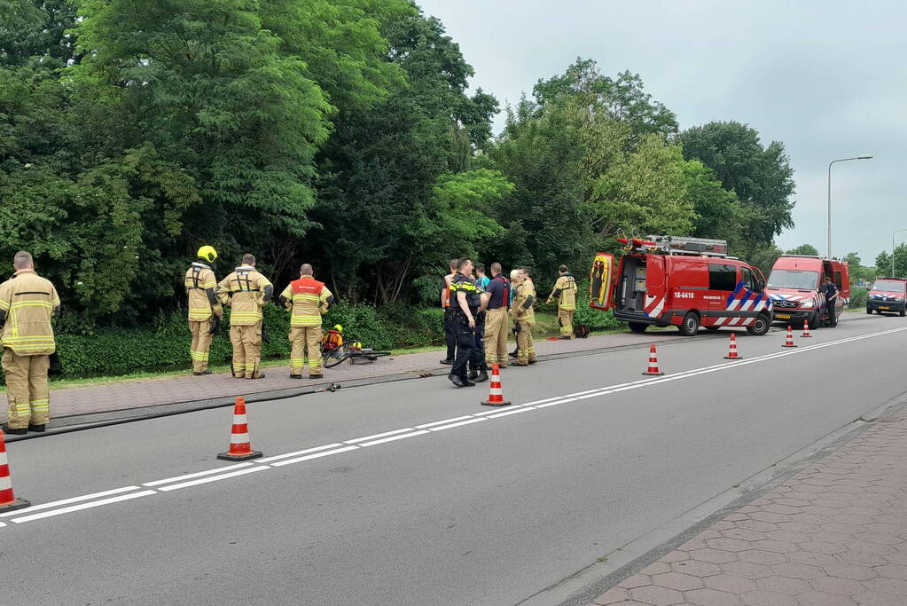 Zoekactie na vondst fiets aan waterkant