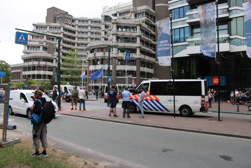 Politie massaal aanwezig bij boerenprotest