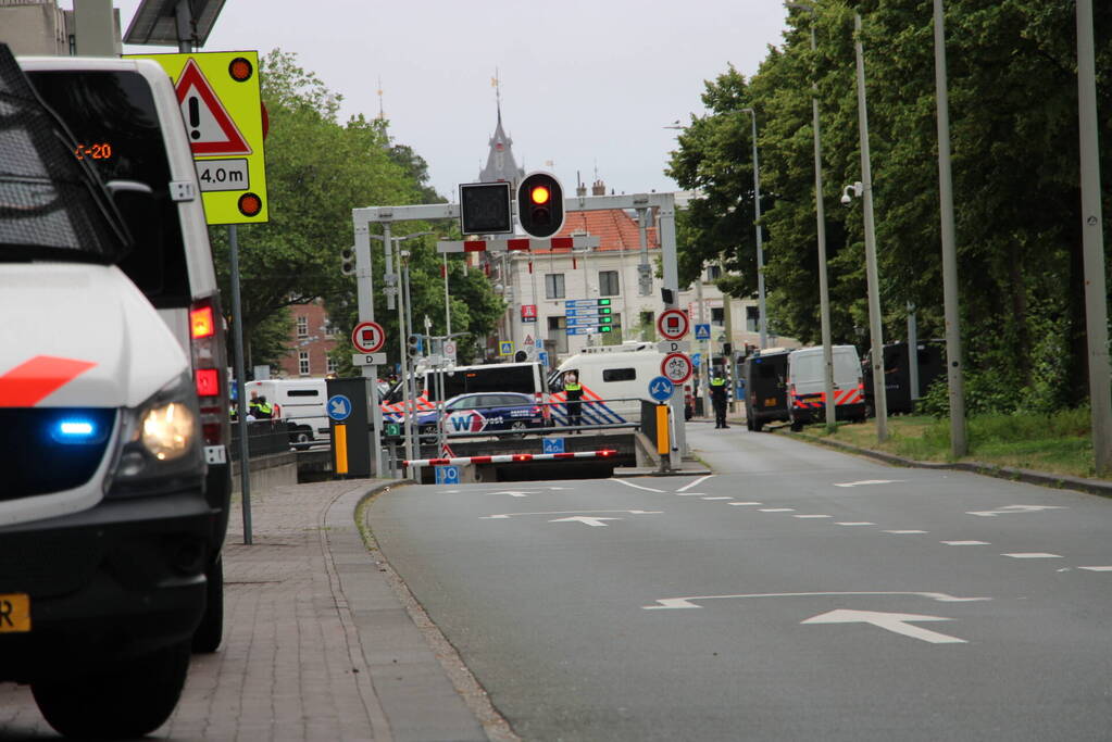 Politie massaal aanwezig bij boerenprotest