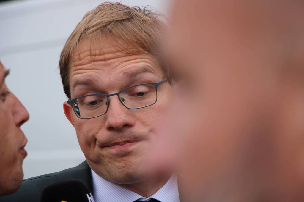 Politie massaal aanwezig bij boerenprotest