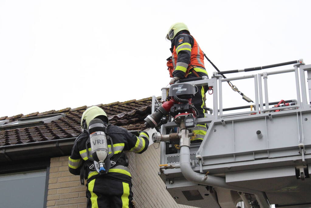 Brand in woning tijdens laswerkzaamheden