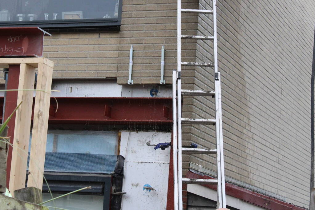 Brand in woning tijdens laswerkzaamheden