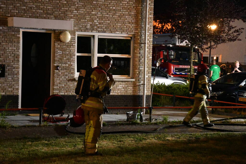Zolderbrand woning snel onder controle
