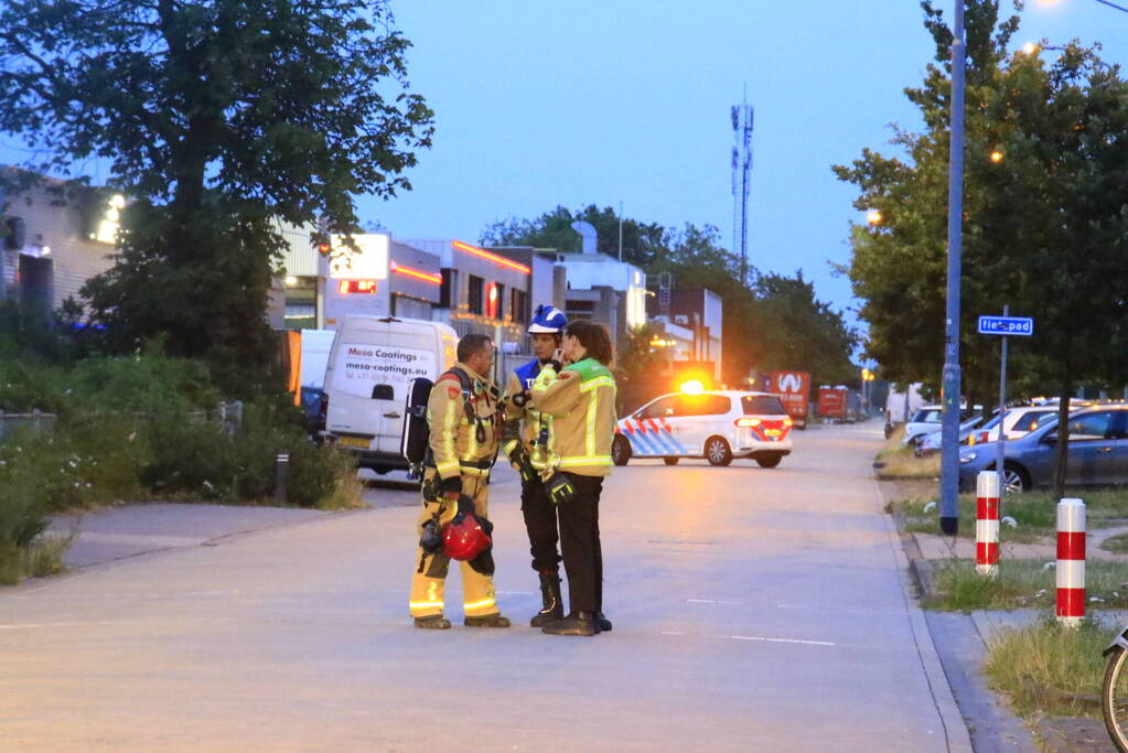 Brand in opslag met fietsaccu's