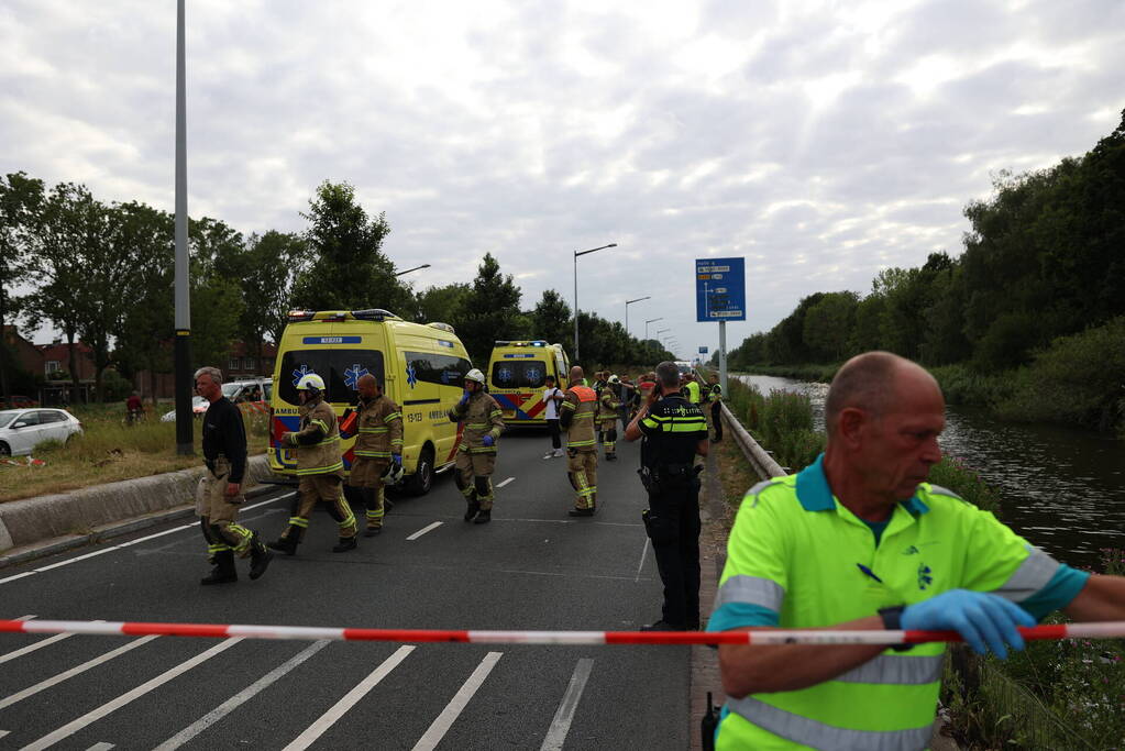 Fatbiker zwaargewond bij aanrijding met auto