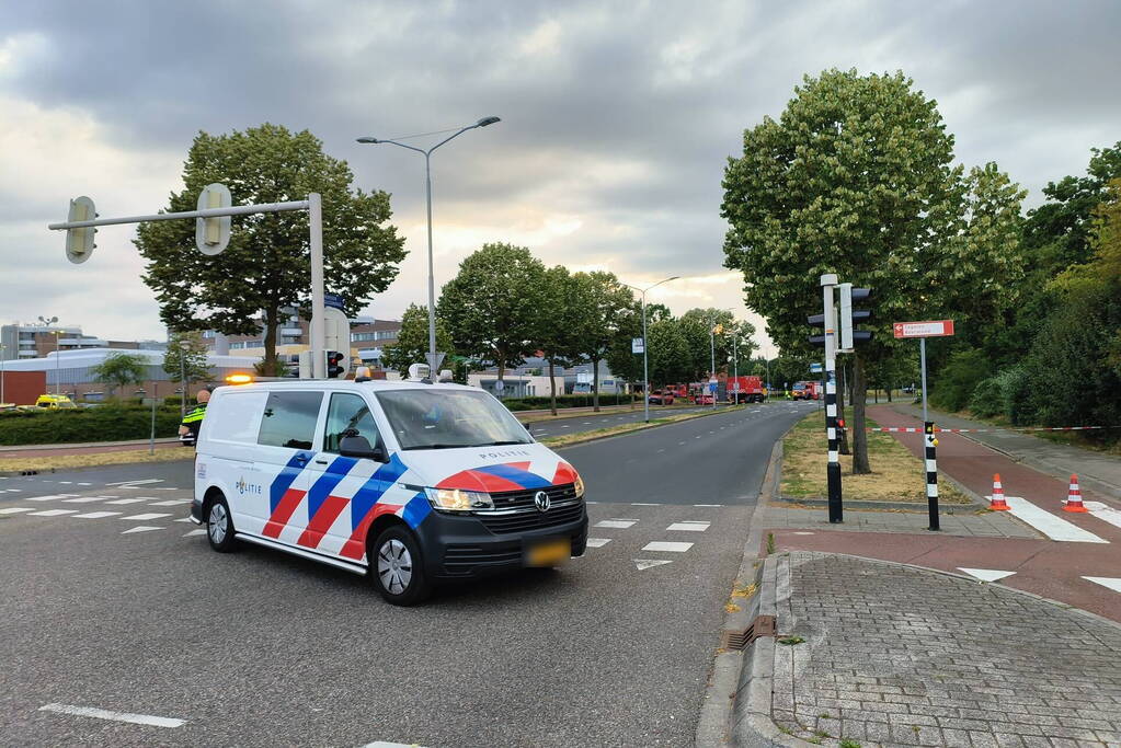 Omgeving rondom ziekenhuis groot afgezet vanwege mogelijke gevaarlijke stof