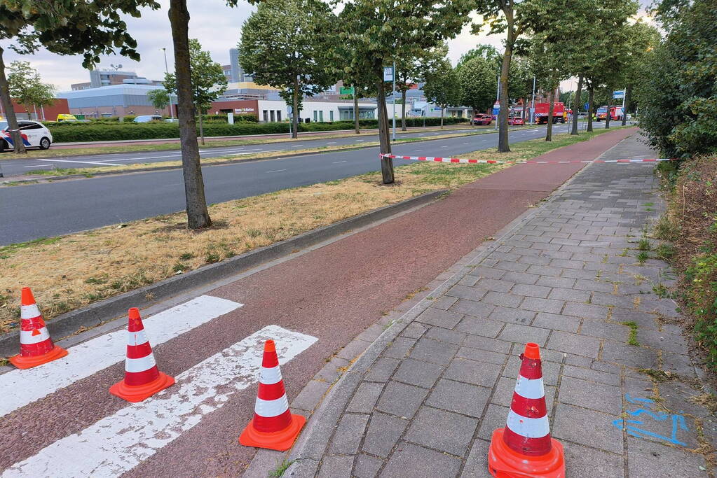 Omgeving rondom ziekenhuis groot afgezet vanwege mogelijke gevaarlijke stof