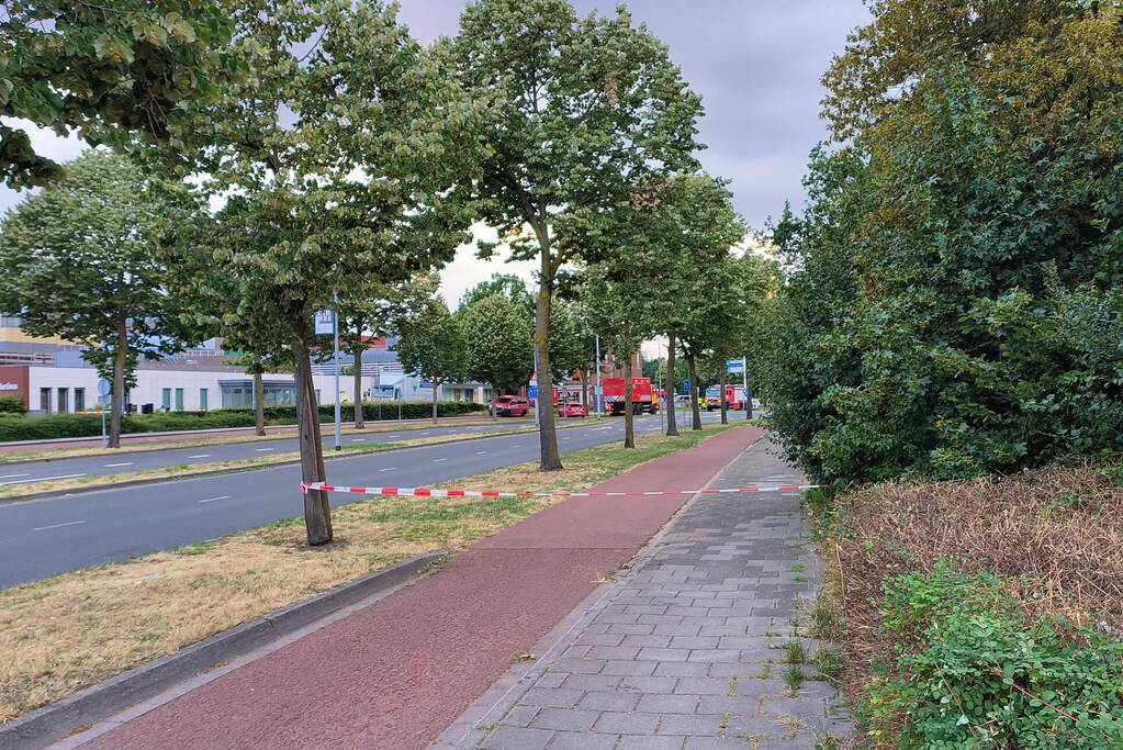 Omgeving rondom ziekenhuis groot afgezet vanwege mogelijke gevaarlijke stof