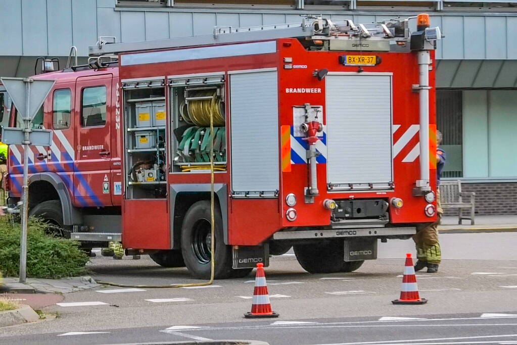 Omgeving rondom ziekenhuis groot afgezet vanwege mogelijke gevaarlijke stof