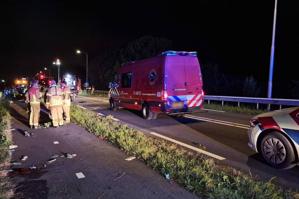 Zwaargewonden nadat auto te water raakt