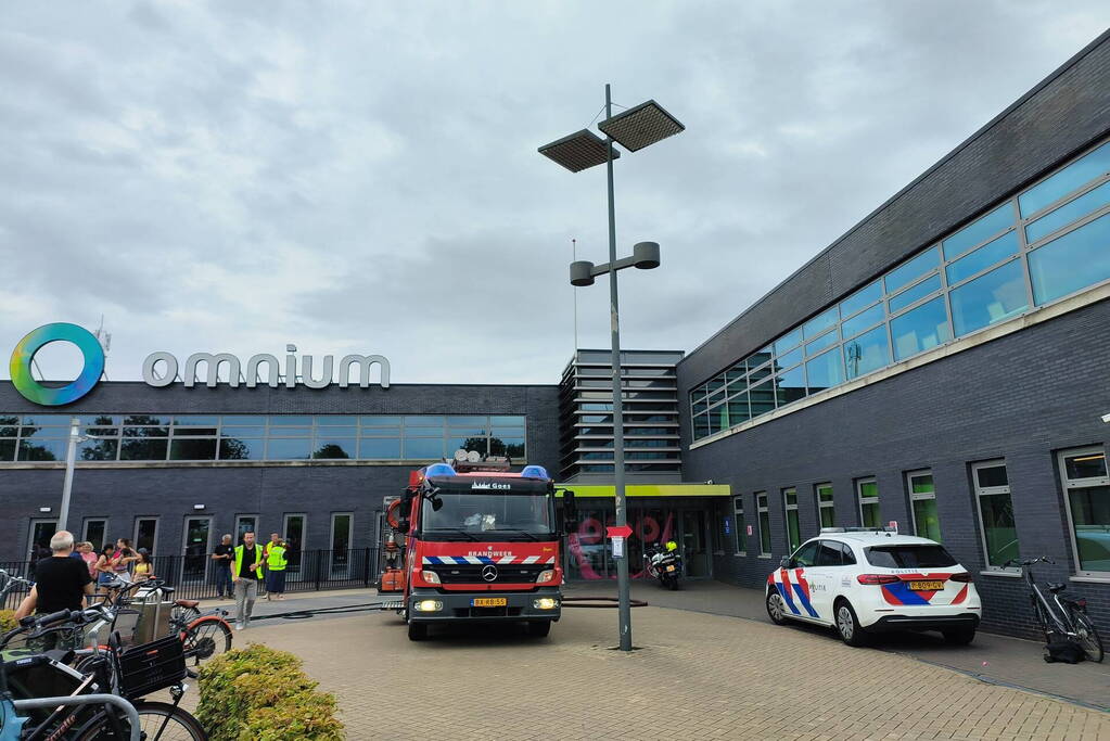 Sportcentrum ontruimd door brandmelding
