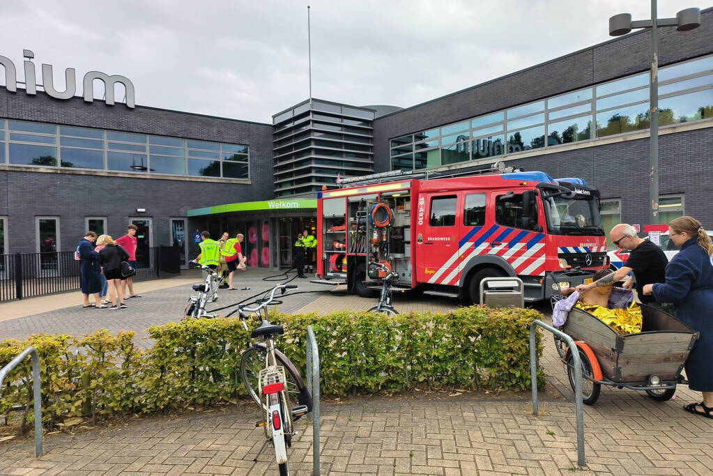 Sportcentrum ontruimd door brandmelding