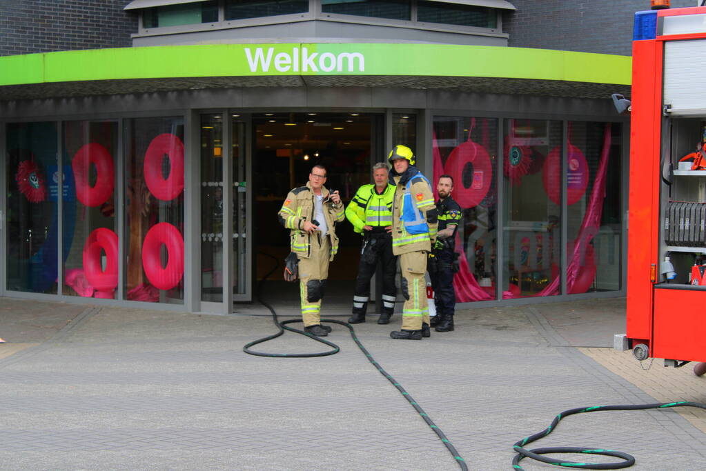 Sportcentrum ontruimd door brandmelding