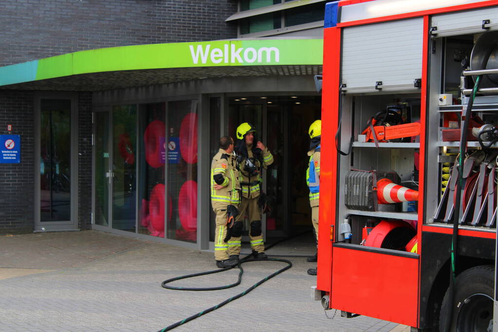 Sportcentrum ontruimd door brandmelding