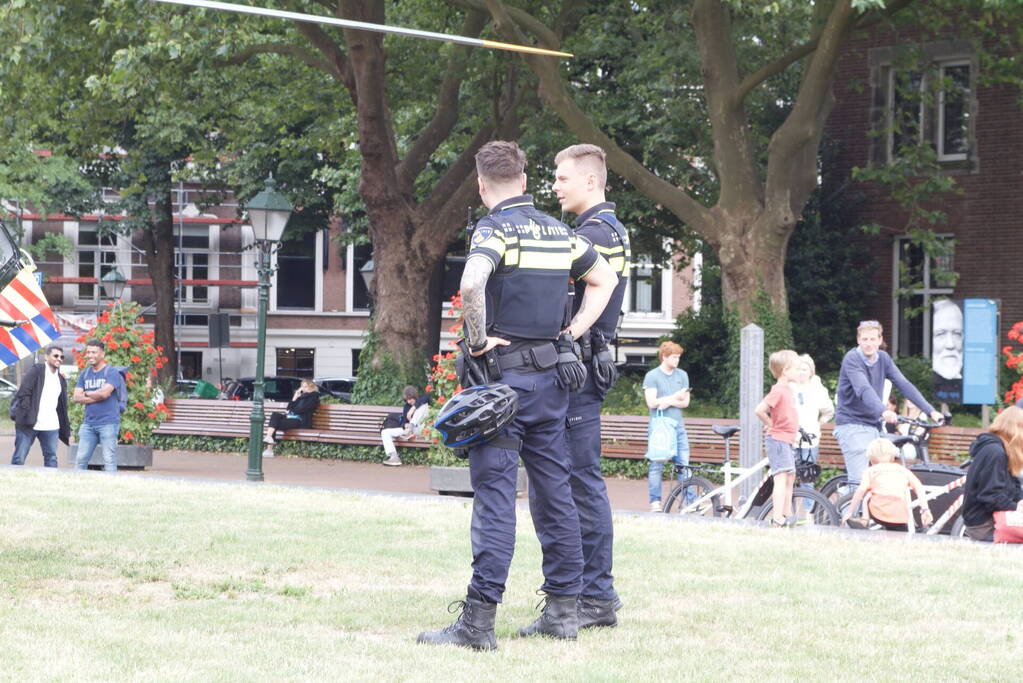 Straat afgezet na incident, traumahelikopter ingezet