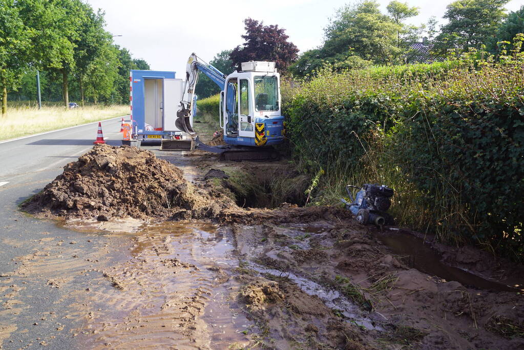 Ongeval door waterlekkage