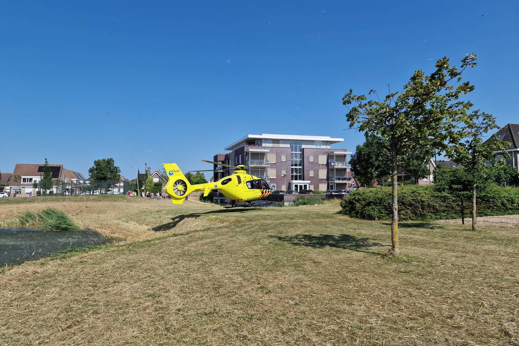 Veel bekijks bij inzet van traumahelikopter