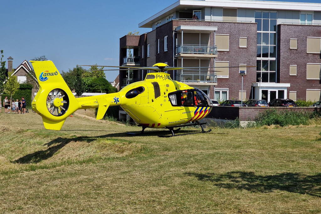 Veel bekijks bij inzet van traumahelikopter