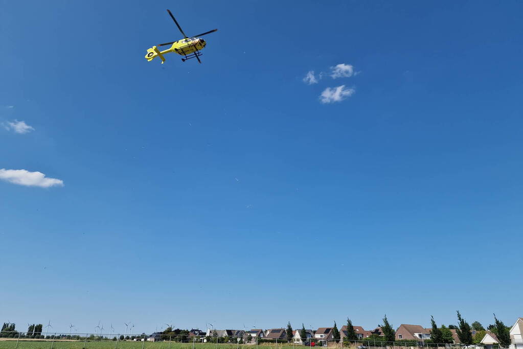 Veel bekijks bij inzet van traumahelikopter