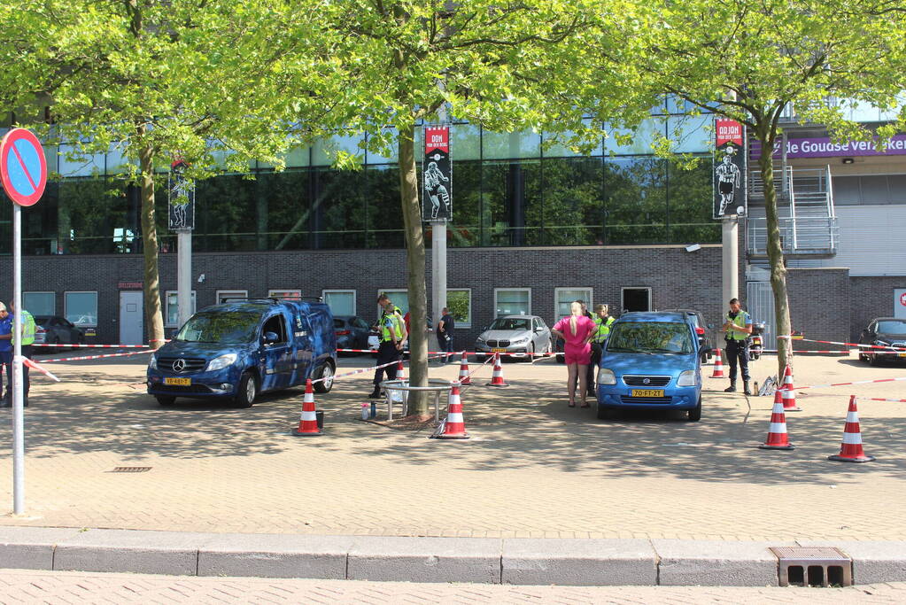 Grote verkeerscontrole bij Sparta Stadion