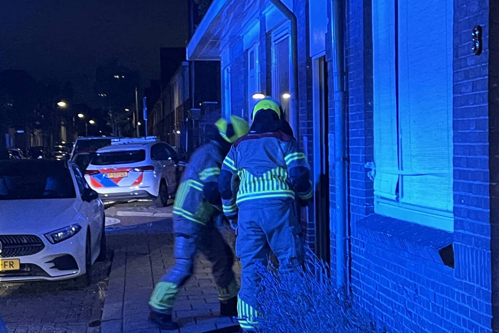 Brand in schuur van woning