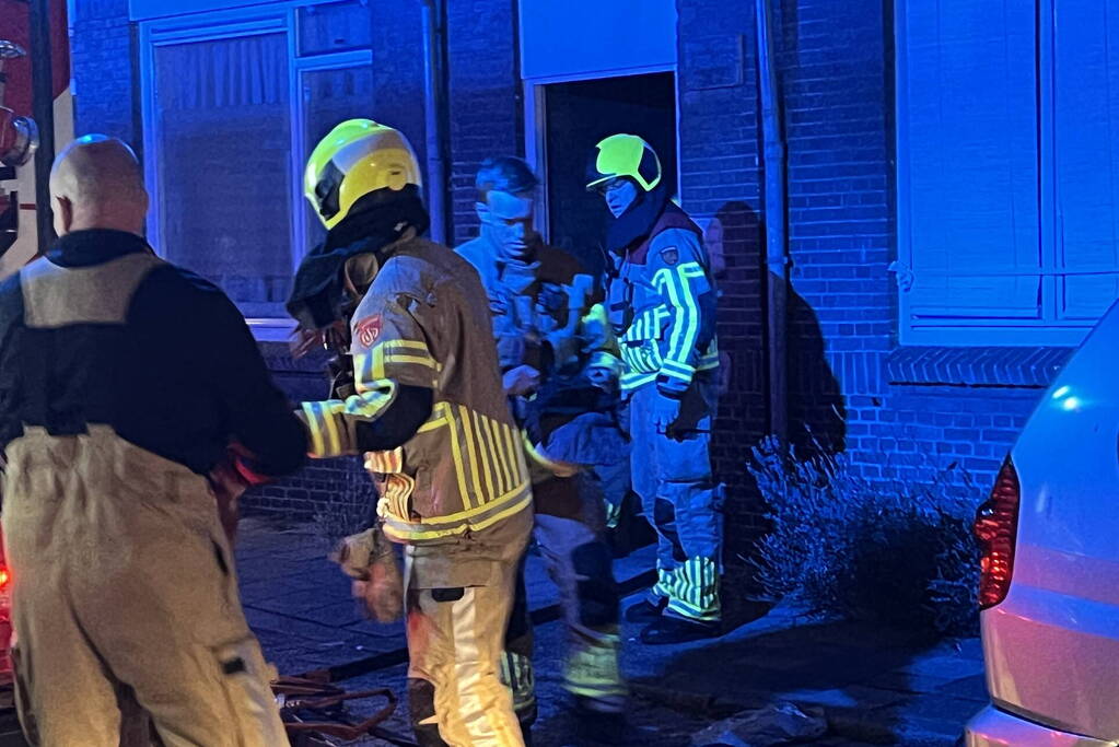 Brand in schuur van woning